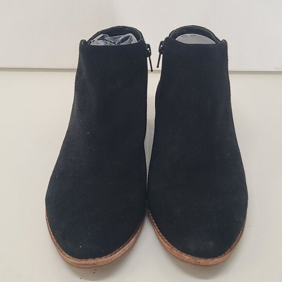 Gianni Bini Women's Booties Ankle Boots Black Suede Side Zip Size 8 - Picture 2 of 8